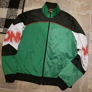 Pony retro Green and Black track Lightweight Jacket